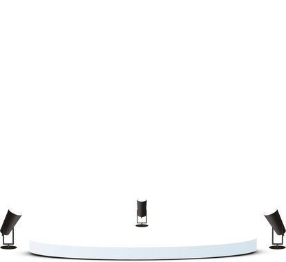 Podium with Spotlights